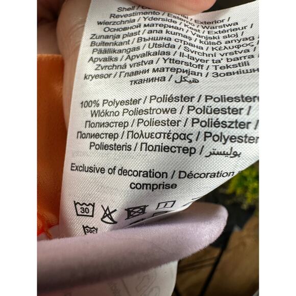 Semi Backless Sleeveless Gathered Waist Vero Moda Bonni Catch Mini Dress OrangeM - Picture 14 of 16